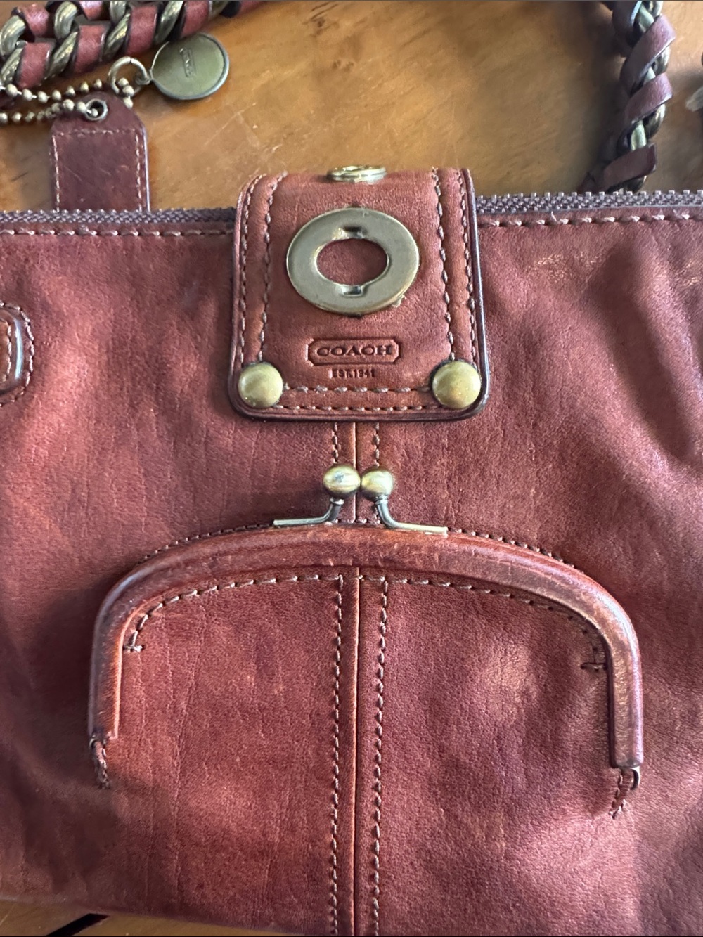 Vintage Coach Legacy "Bridget" shoulder bag (Style #11622) - Picture 8 of 14